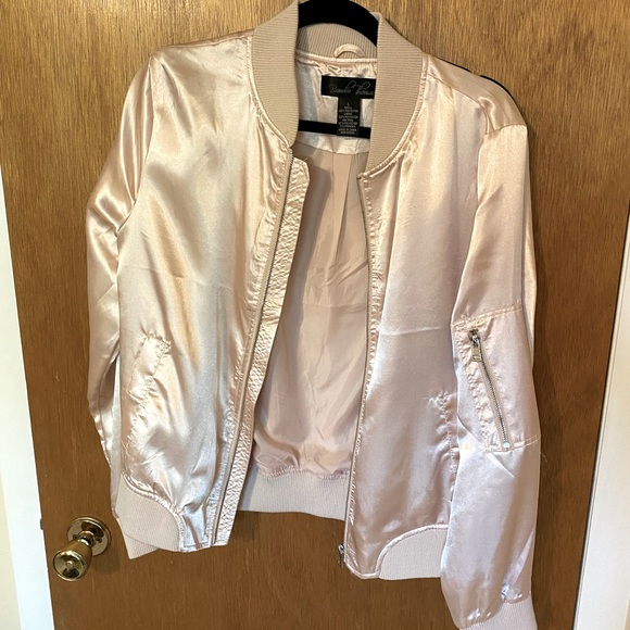 Rose Gold Bomber Jacket - Picture 1 of 3